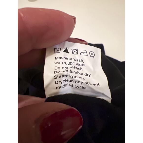 Black Short Sleeve Pleated Crew Neck Stretch Lace Sleeve Top NWT Size 3XL - Picture 9 of 9